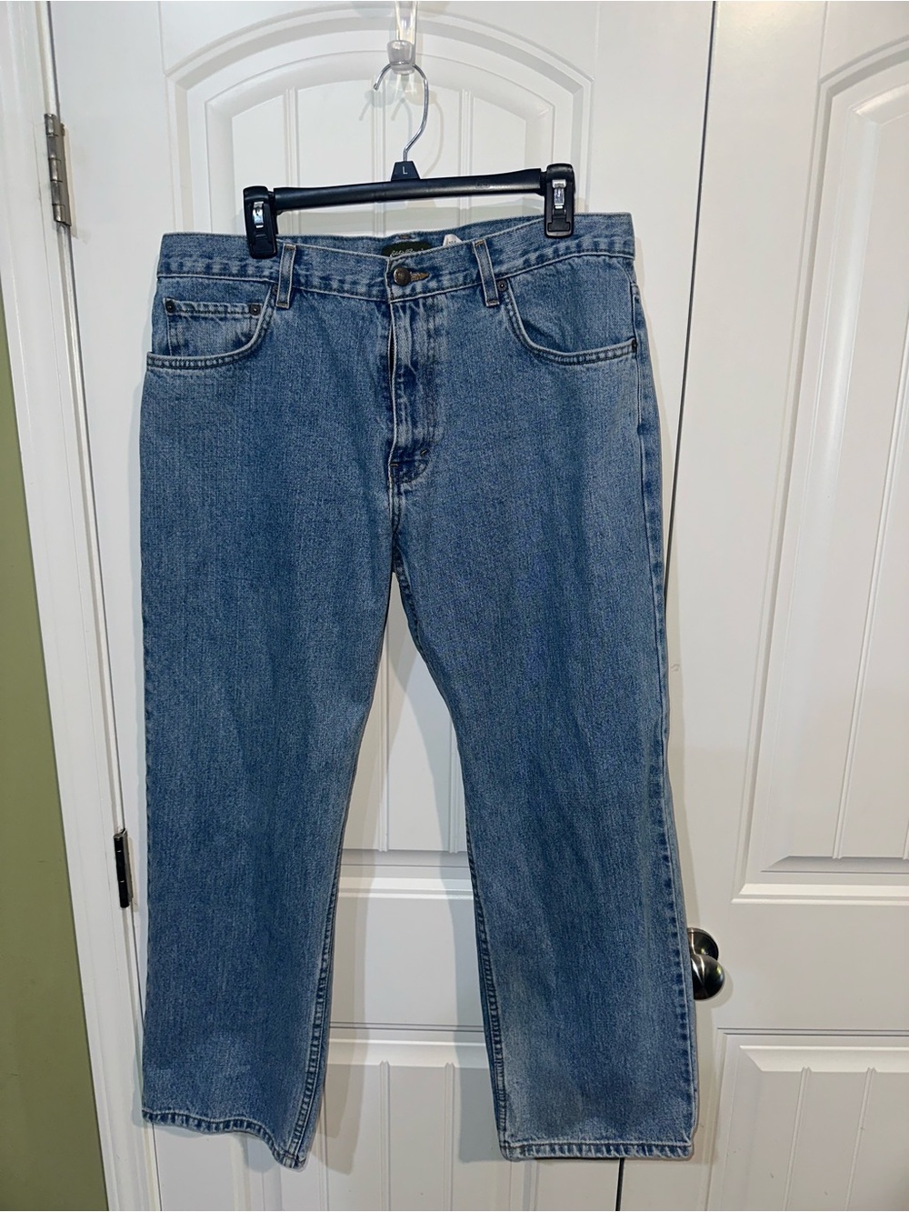 Eddie Bauer Straight-Leg Jeans - Medium Blue Wash NS001